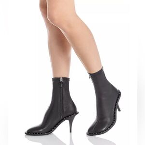 Stella Mccartney Ryder Stretch Heel Booties Black Ankle Boots